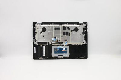Верхняя панель с клавиатурой (топкейс) для ноутбука Lenovo ideapad Yoga 700-14ISK 80QD раскладка - русская, без подсветки, белый (5CB0K61130)+, оригинал