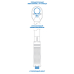 KING TONY (34423-2A) Динамометрический ключ серии "CLASSIC", 1/2", 70-340 Нм, для левой и правой резьбы, футляр