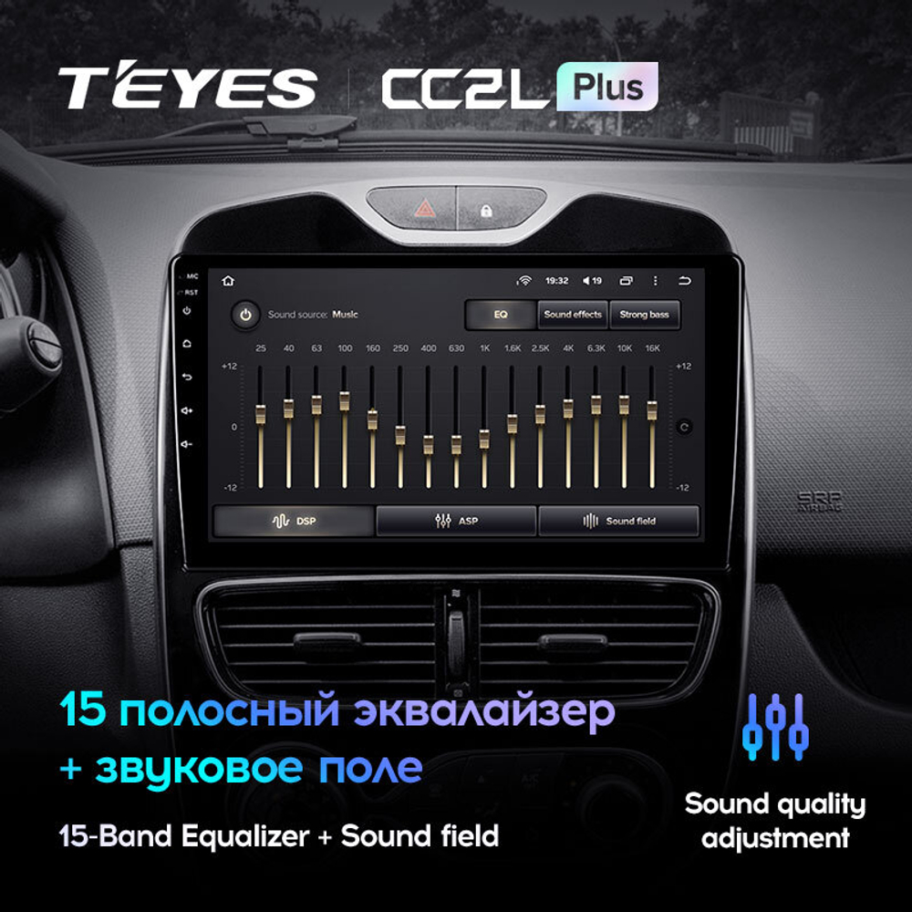 Teyes CC2L Plus 10,2"для Renault Clio 4 2016-2019