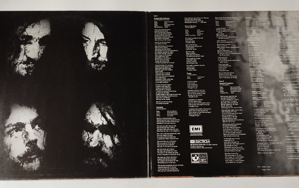 Винтажная виниловая пластинка LP The Edgar Broughton Band (Germany 1977)