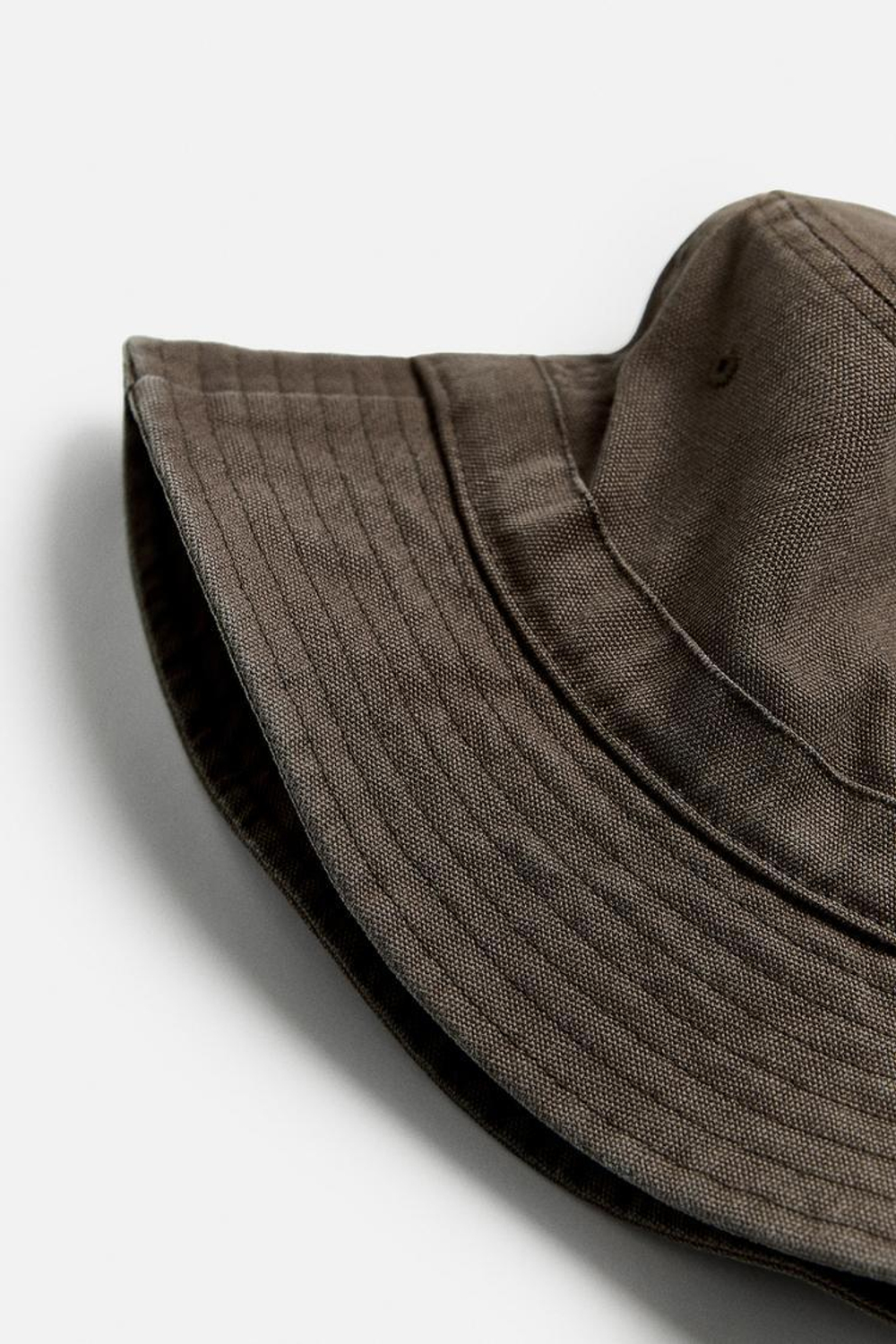 ZARA ПАНАМА С ЭФФЕКТОМ ПОТЕРТОСТИ, ТЕМНО-КОРИЧНЕВЫЙ