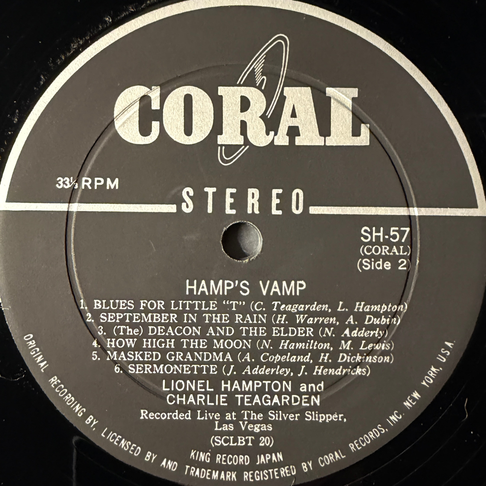 Lionel Hampton and Charlie Teagarden - Hamp's vamp (Япония)