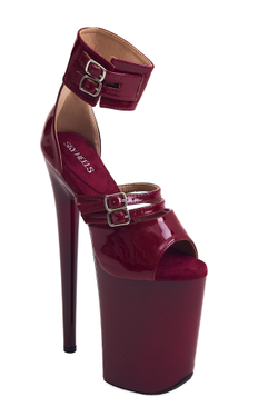 DIANA. Босоножки четверки. Лак - SHDS-017-4-lak-cher-sale39_010