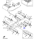 Ролик трака для снегохода Yamaha VK540 8U7473200000