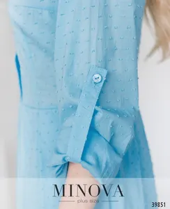 Платье 3151-небесно-голубой Minova