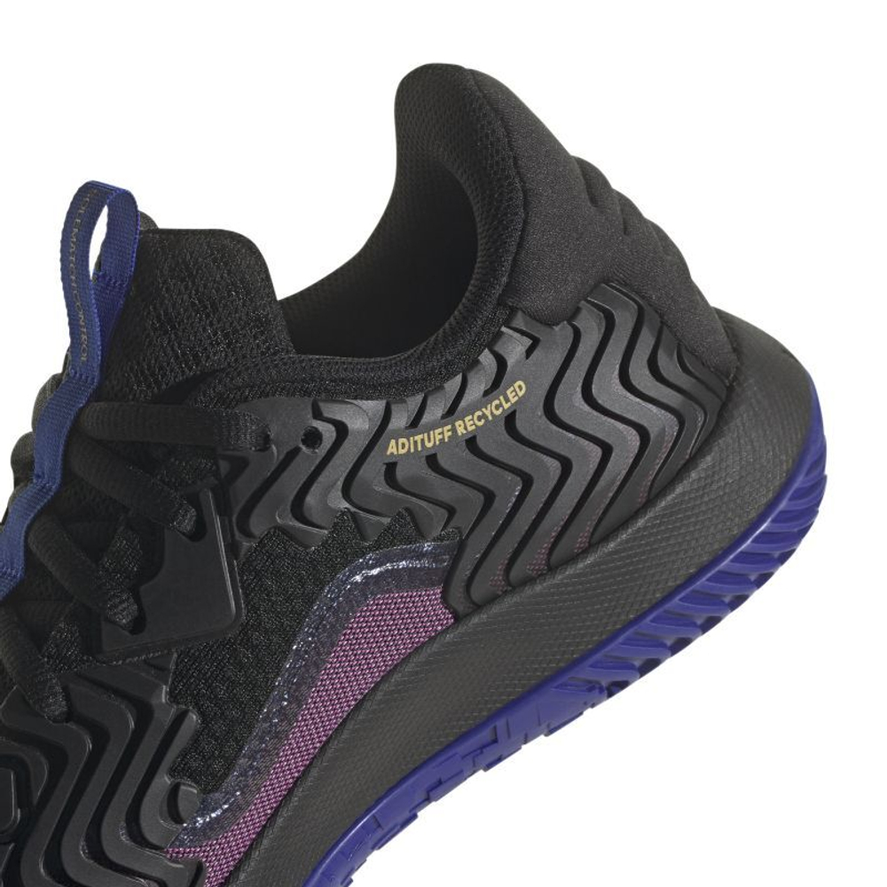 Мужские кроссовки теннисные Adidas SoleMatch Control M - core black/core black/lucid fuchsia