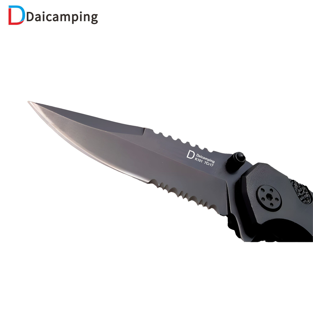 Нож складной туристический Daicamping K101 Черный