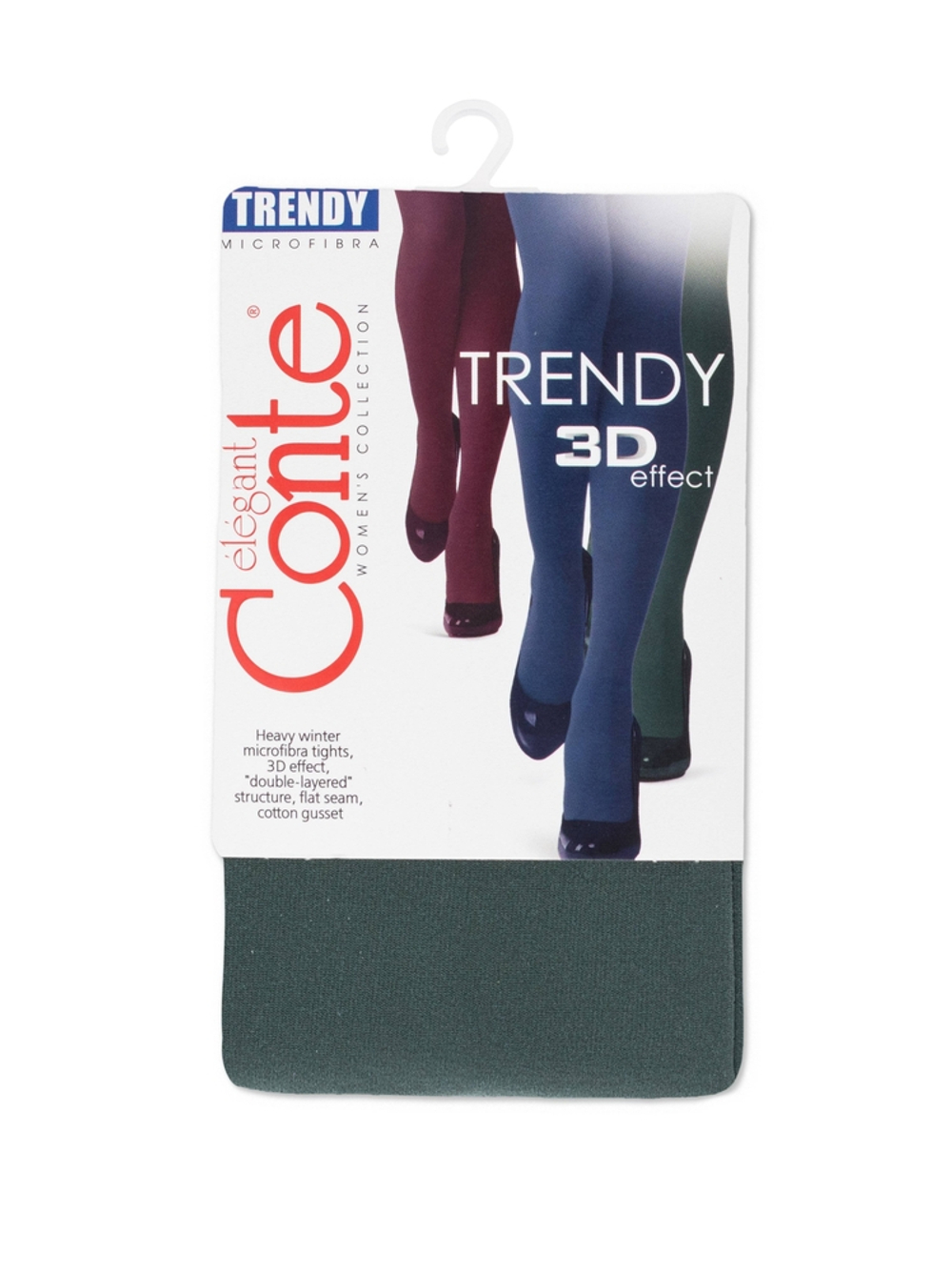 CONTE TRENDY 150 Теплые женские колготки из микрофибры