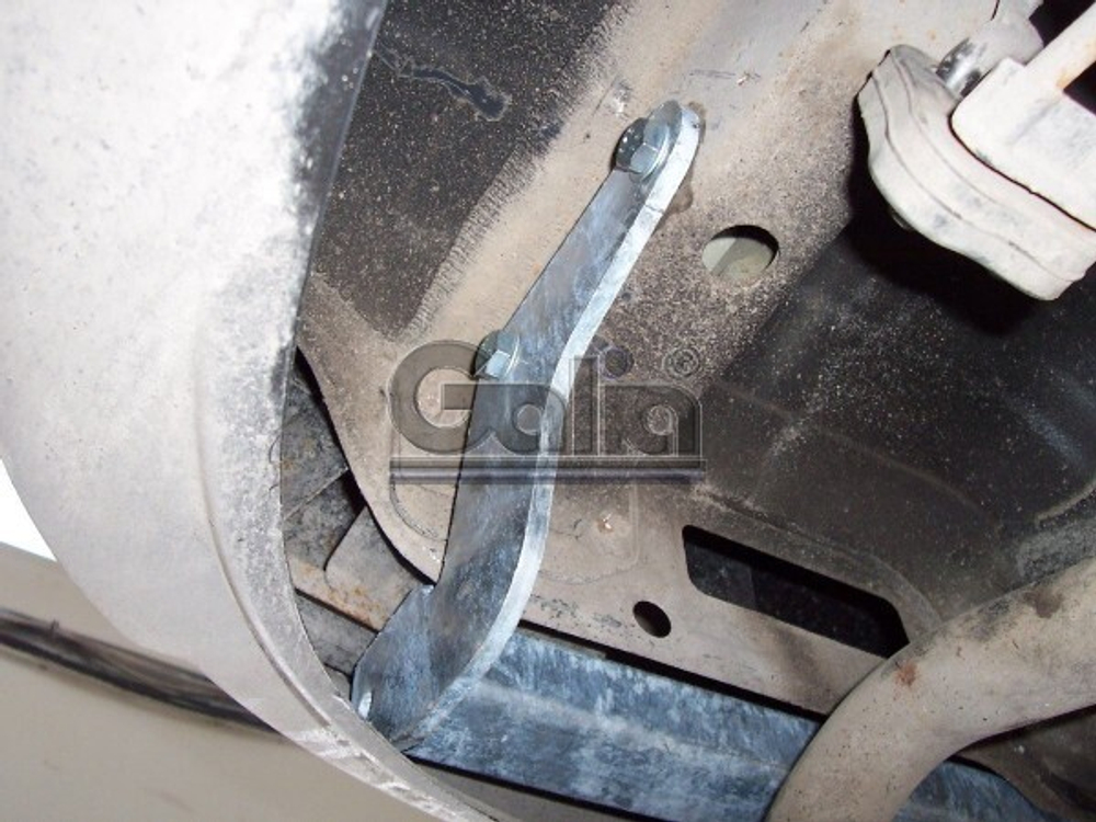 Фаркоп оцинкованный Galia H071A для Hyundai Accent 2006-2010(паспорт и сертификат в комплекте)(без электрики)