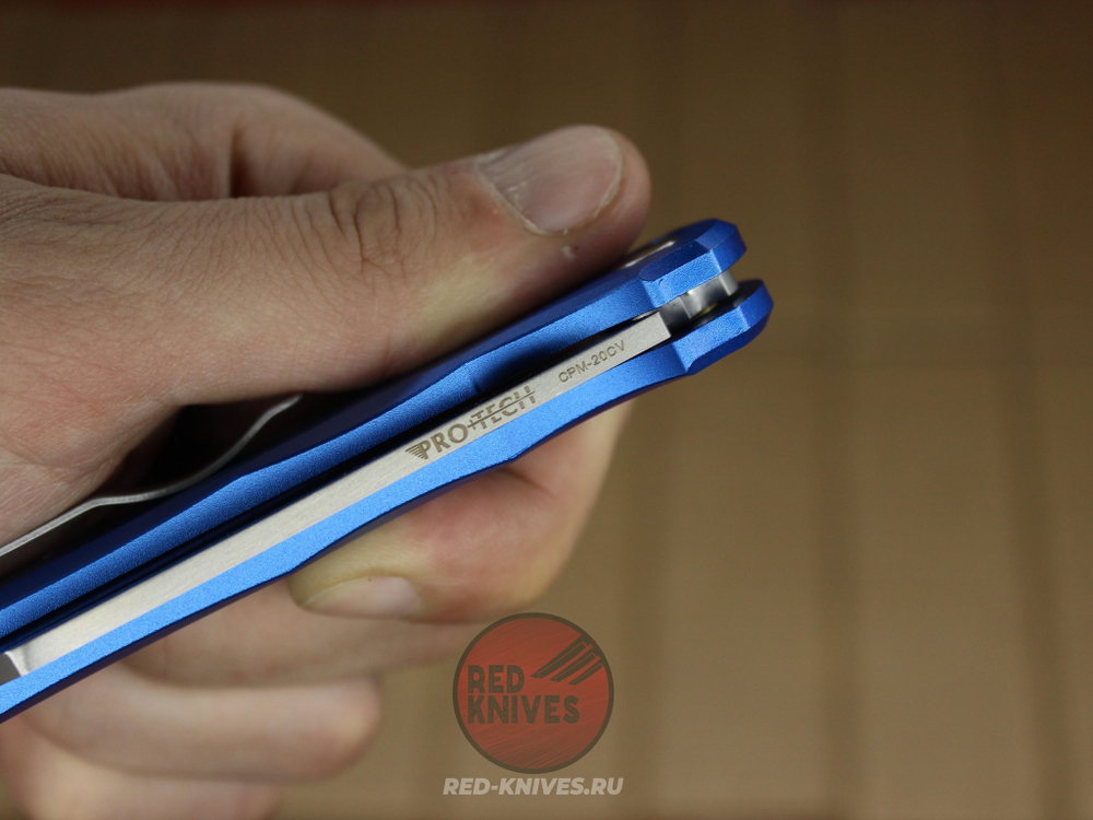 Нож Pro-Tech Malibu Reverse Tanto (синий) 5202