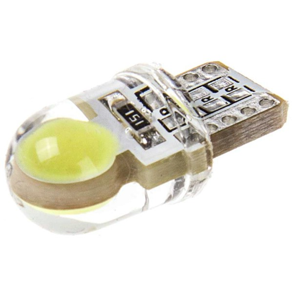 Светодиодная лампа W5W (T10) 12V W2.1x9.5d Skyway, 2 COB, белый