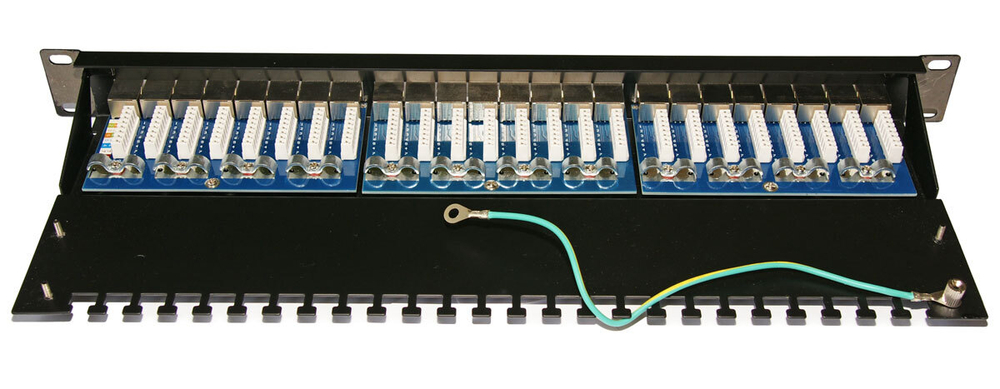 Патч-панель  Cabeus PL-24-Cat.5e-SH-Dual