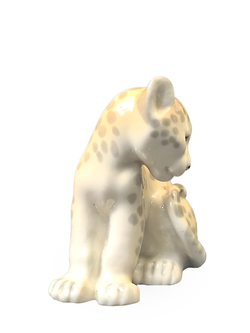 Фарфоровая статуэтка "Маленький леопард" ЛФЗ