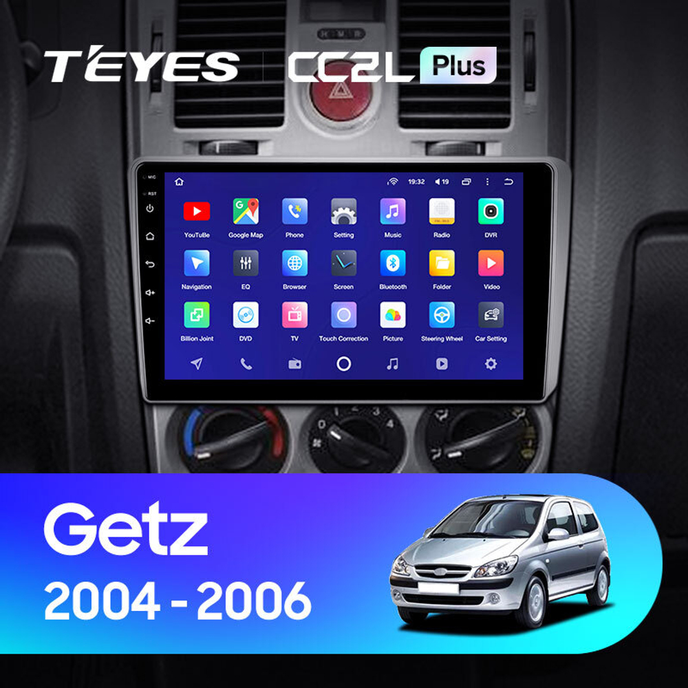 Teyes CC2L Plus 9" для Hyundai Getz 1 2004-2006