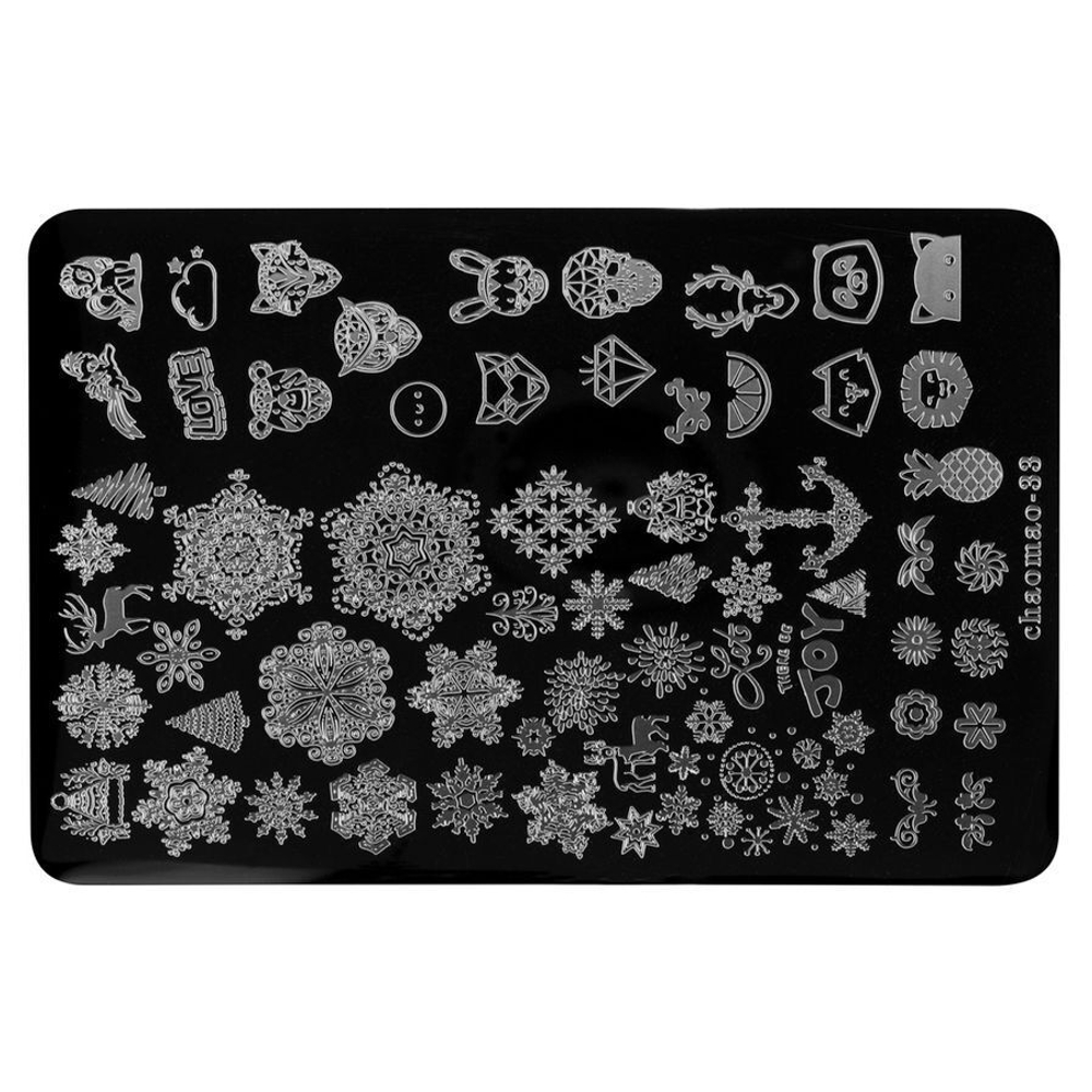 Irisk Пластина для стемпинга Chaomao 33, 9,5х14,5см