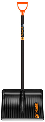 Лопата FINLAND 1023, деревянная ручка, пластиковая, морозоустойчивая, длина 149см