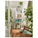 Полка с сушилкой - IKEA JOSTEIN/ЙОСТЕЙН ИКЕА, 180х82 см, белый