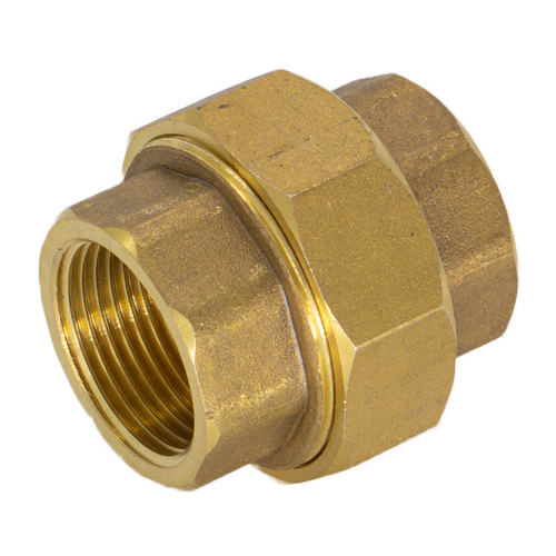 Муфта разъемная с накидной гайкой СТМ CRSAF034, 3/4", внутренняя/внутренняя резьба, латунь