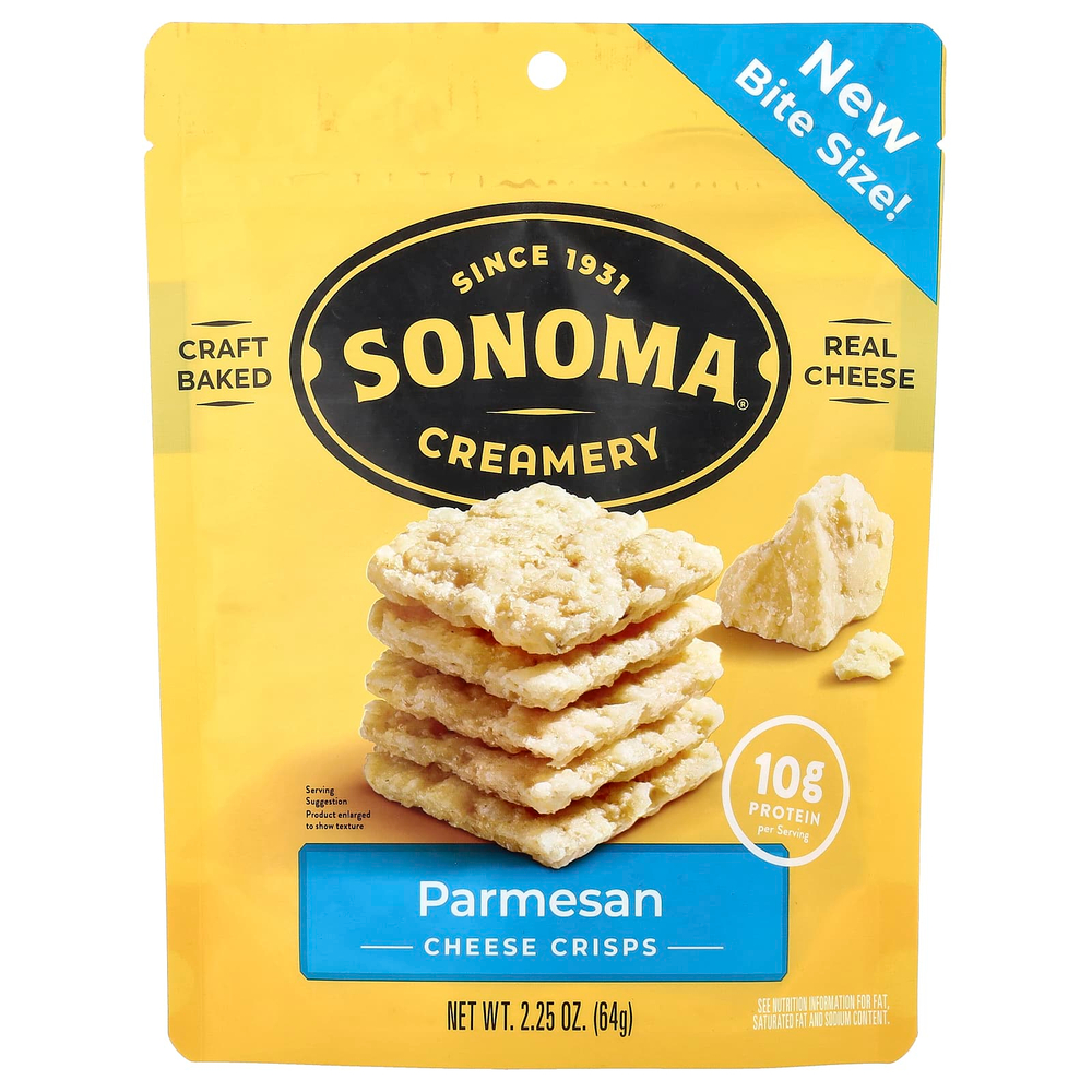 Sonoma Creamery, чипсы с сыром, пармезан, 64 г (2,25 унции)