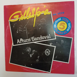 Винтажная виниловая пластинка LP Dizzy Gillespie Y Arturo Sandoval Gillespie En Vivo (Куба 1985)
