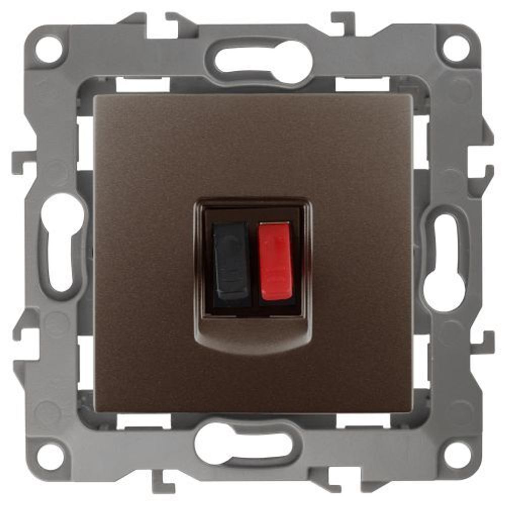 Розетка аудио 12-3111-13 бронза ЭРА Б0027458