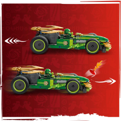 Конструктор LEGO Ninjago 71828 Гоночный автомобиль Ллойда с механизмом pull-back — фото 10