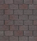 Гибкая черепица Docke PREMIUM Двухслойная "Цюрих" Изюм 3,1м2