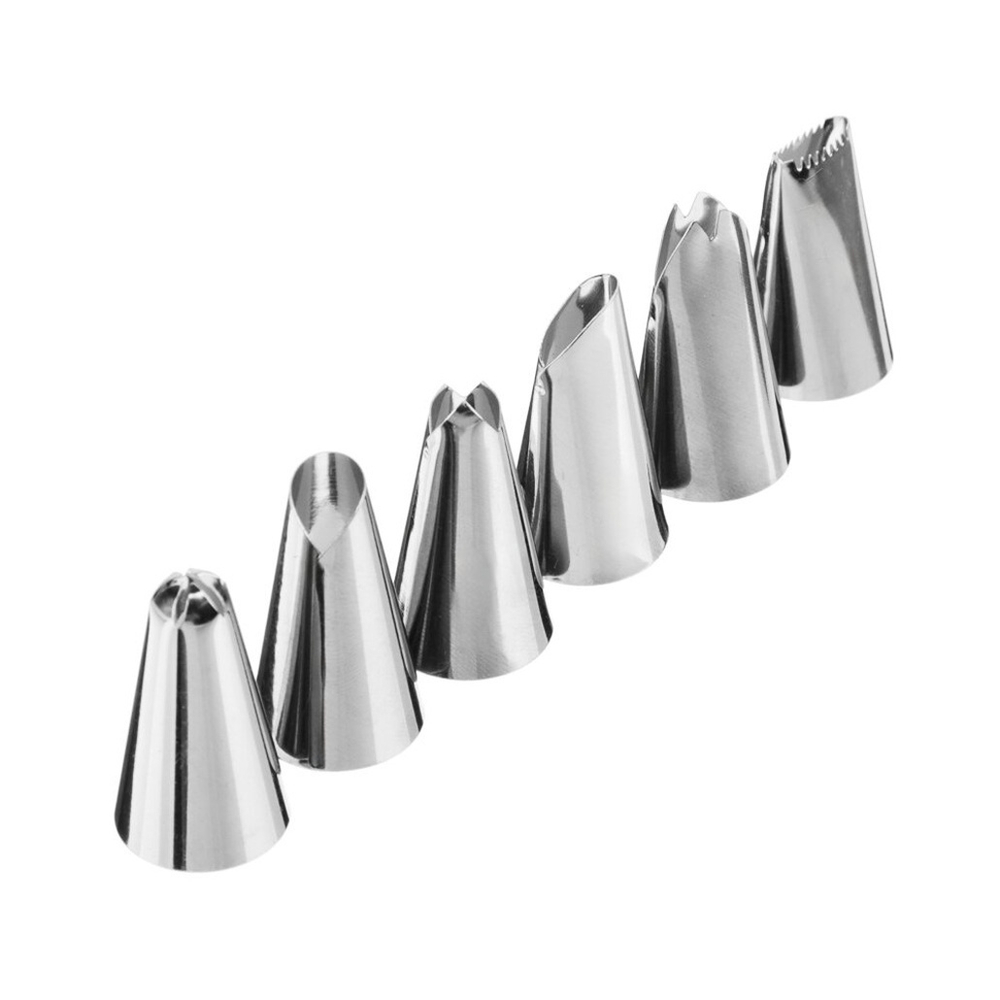 Насадка кондитерская №3 6шт нерж VETTA