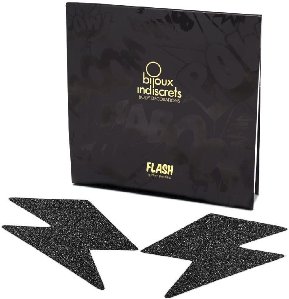 Черные пэстисы-молнии Flash (Цвет: черный)