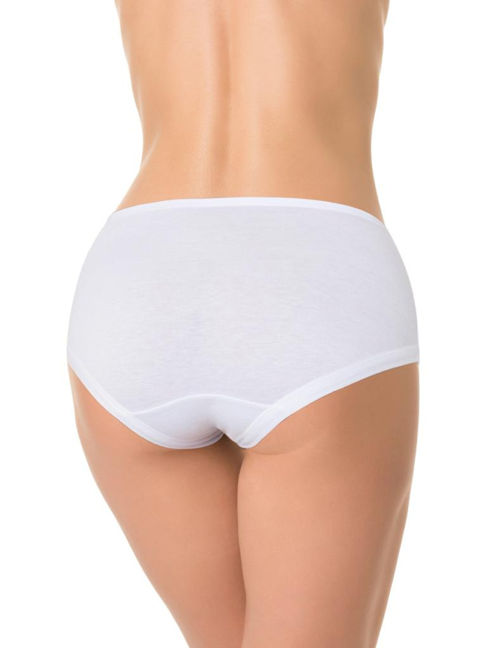 Трусы с высокой линией талии (Размер: 4X) (Цвет: бежевый)