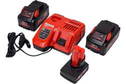 Энергокомплект M18 HNRG-802 (2 аккумулятора Li-ion, 18 В, 8 Ач+зарядное устройство M12-18 FC) Milwaukee 4933471073