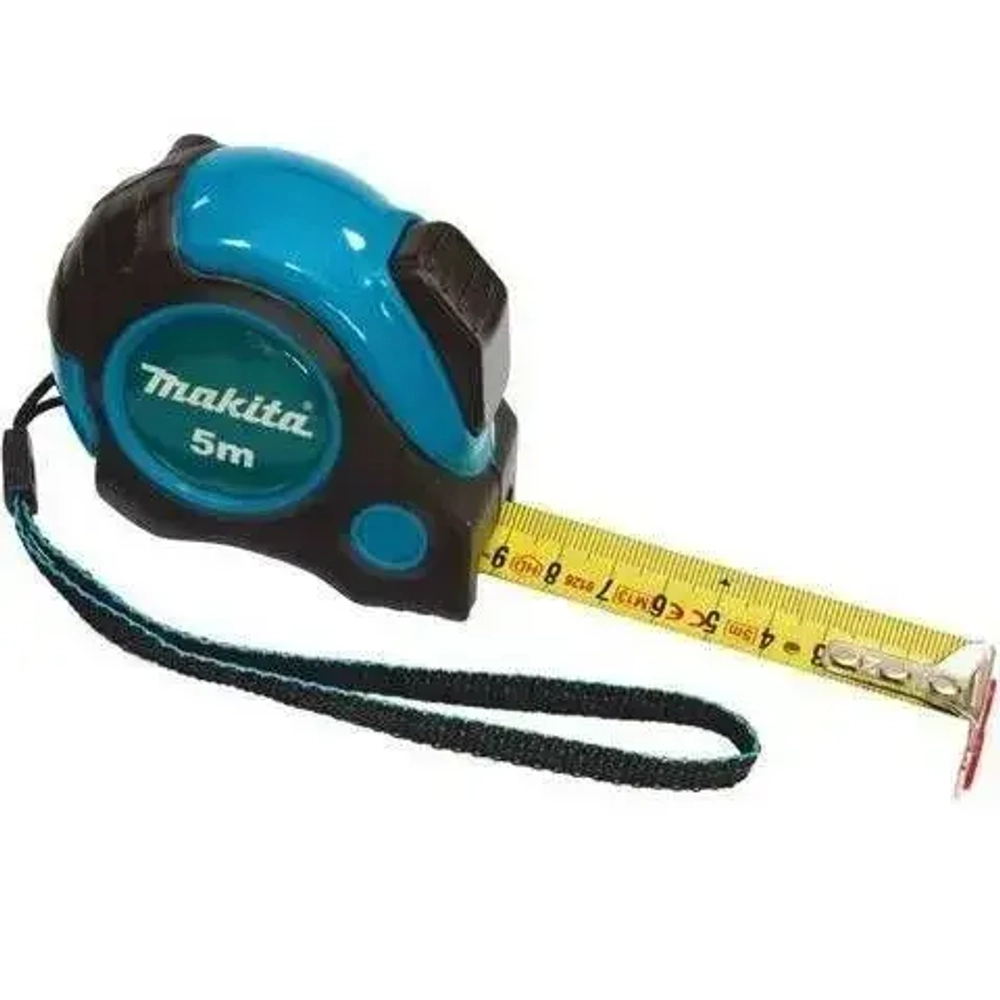 Рулетка измерительная 5 м, скоба крепления, автостоп 2,5 м Makita (PGC-80520)