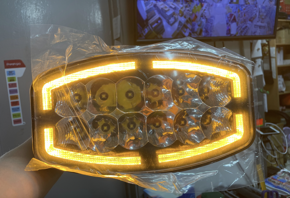 120W / Светодиодная фара (балка) 120W, ДХО, Стробоскоп, Король Света (супер яркая точка) (1 шт)