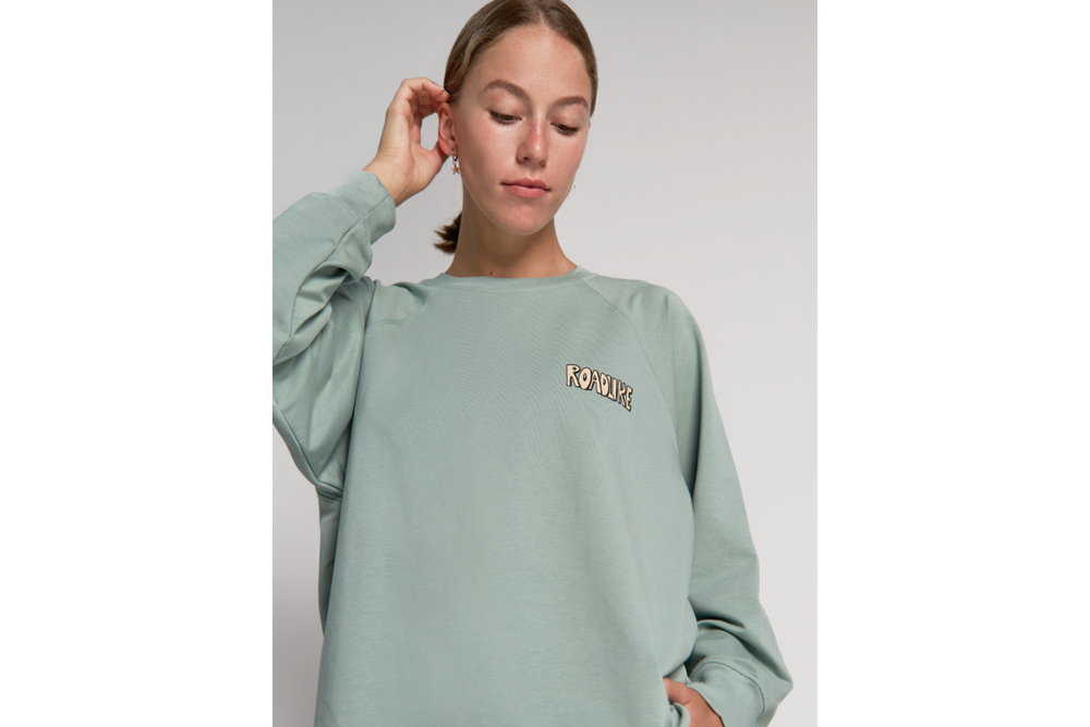 Свитшот RoadLike Mountain monster S, мятный