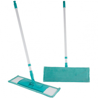 Швабра насадка микрофибра 14*44см, ручка тел.мет.120см, 310415/ан.418218 Рыжий Кот