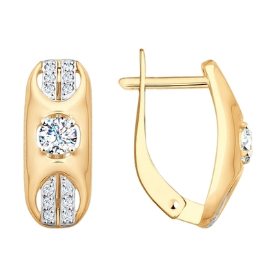 Серьги Au 585 (027761)