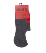носки/stopki 2-pack 2p lowcut label col Hugo Bodywear - графитовый(50468117)