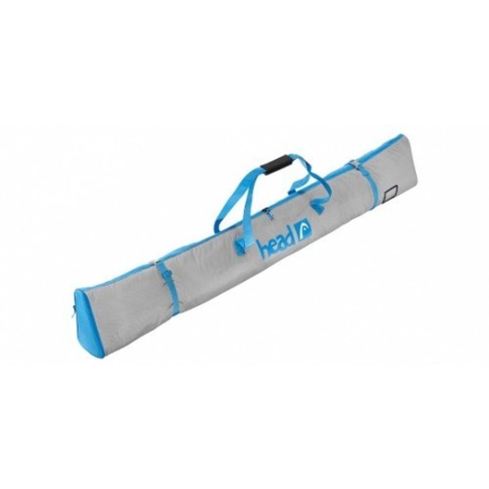 HEAD чехол горнолыжный 383127 Freeride Single Skibag grey-blue длина 185 + 10 см