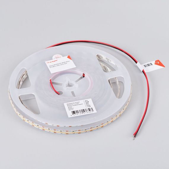 Светодиодная лента Arlight 6W/m 420Led/m 2216SMD теплый белый 5M MICROLED-M420-8mm 24V Warm3000 046744