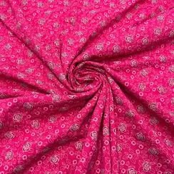 Микрофибра розовая фуксия принт, Австрия