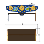Скамья детская Romana 302.18.00-01
