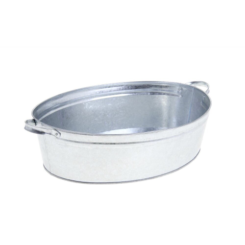 Таз оцинкованный 45л овальный