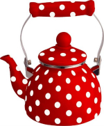 Чайник эмалированный с ситом Kelli KL-4465