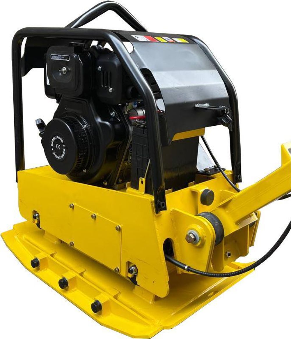 Виброплита реверсивная KOMAN MS330-1 дизельная - [332 кг / 38 кН / Hi-Earns 186FE]