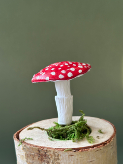 Молд силиконовый для творчества "Грибы - грибочки. Мухоморы" / форма для масс для лепки, мыла, воска и эпоксидной смолы