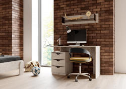 Соренто гостиная стол письменный  Дуб Бонифаций