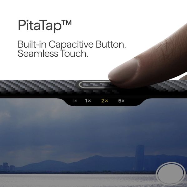 Чехол Pitaka Edge Case для iPhone 17 Pro, Черный | Twill