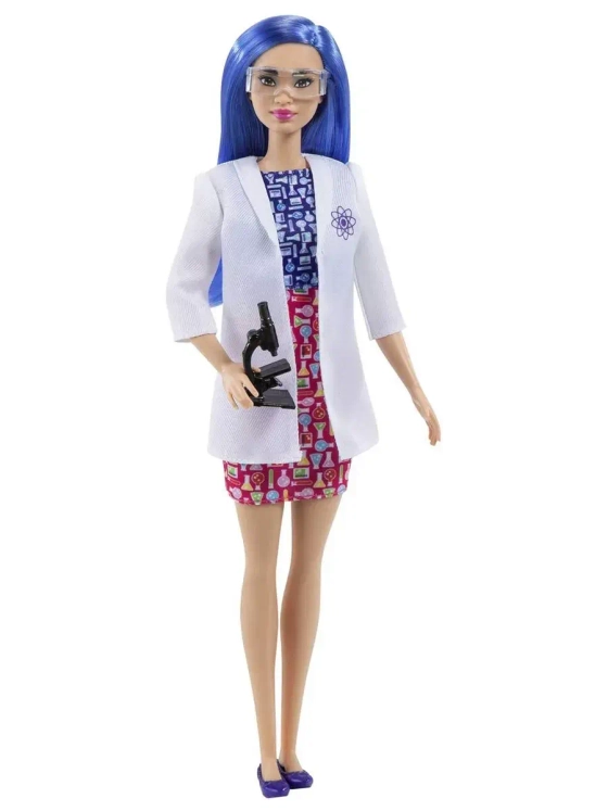 Кукла Барби Профессии кем быть Учёная HCN11