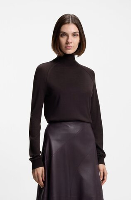 BOSS Водолазка из тонкой шерсти