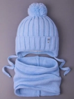 Шапка для девочек осенняя и снуд